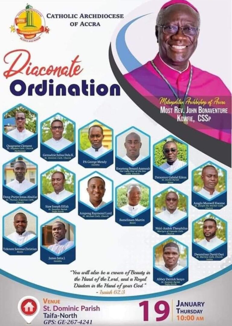 ORDAINED TO SERVE