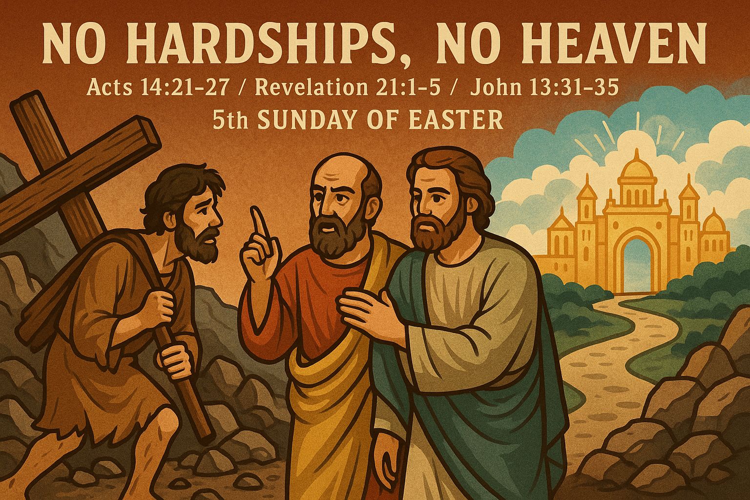 NO HARDSHIPS, NO HEAVEN