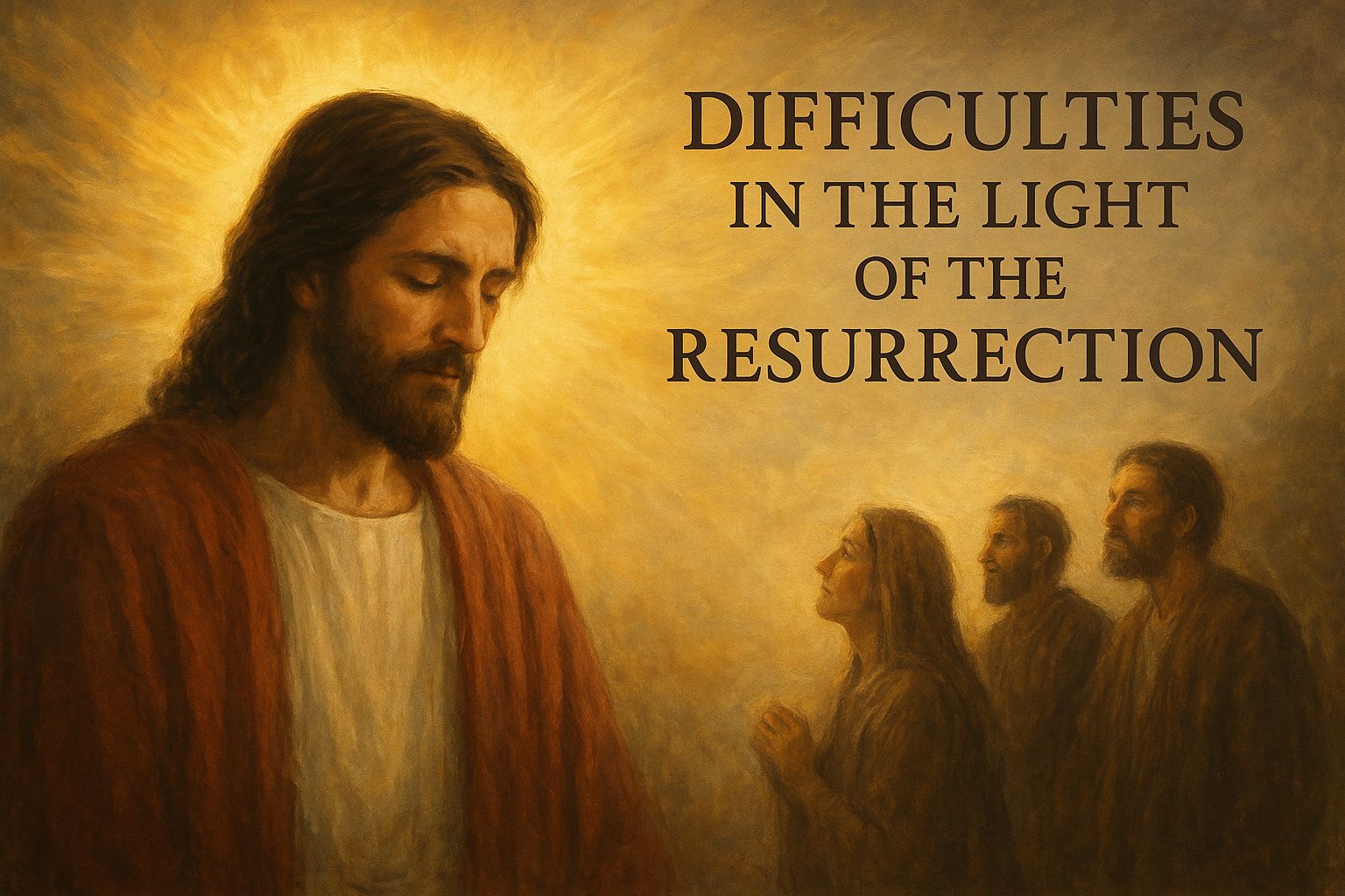 DIFFICULTIES IN THE LIGHT OF THE RESURRECTION