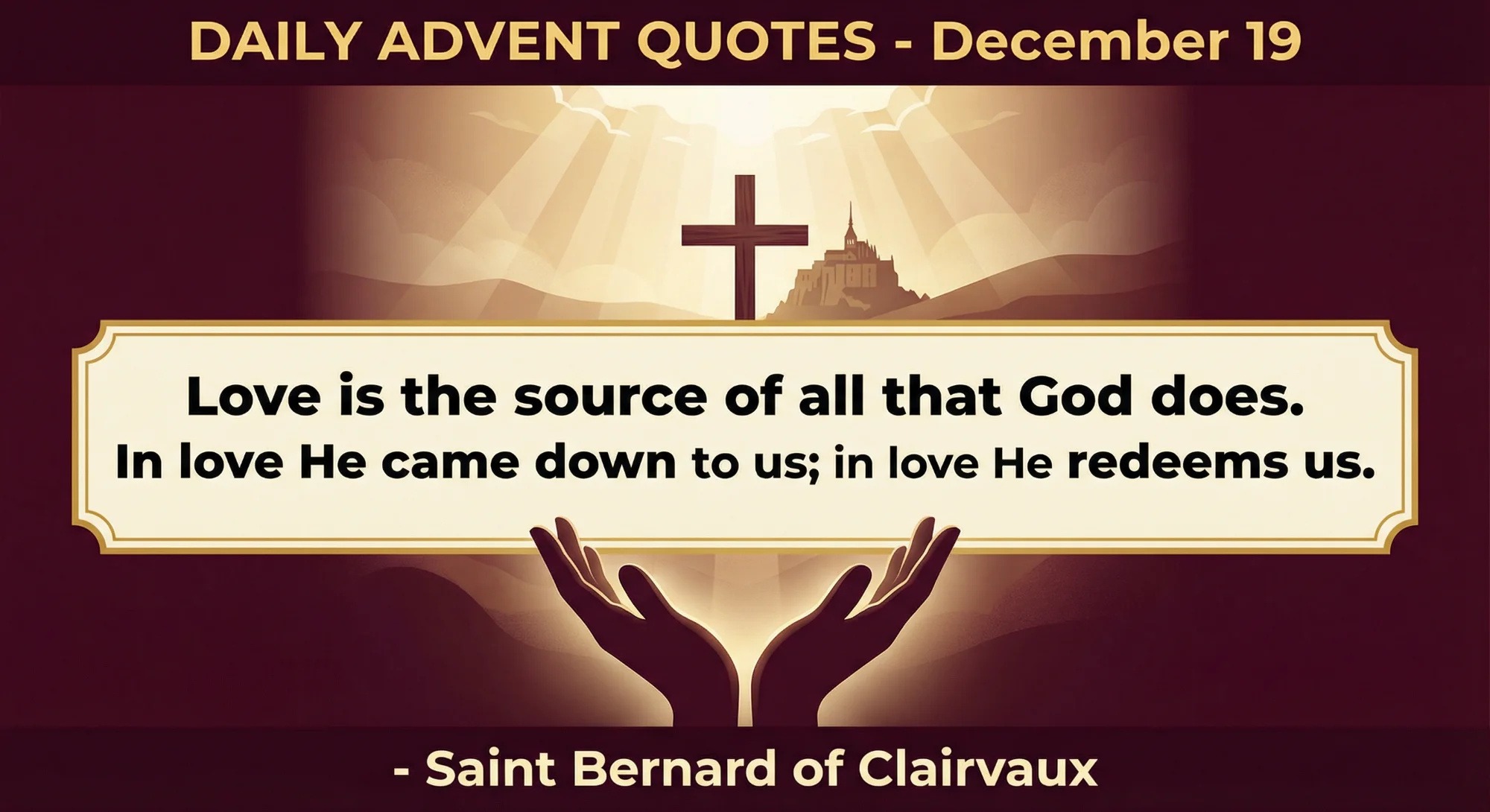 DAILY ADVENT QUOTES – December 19