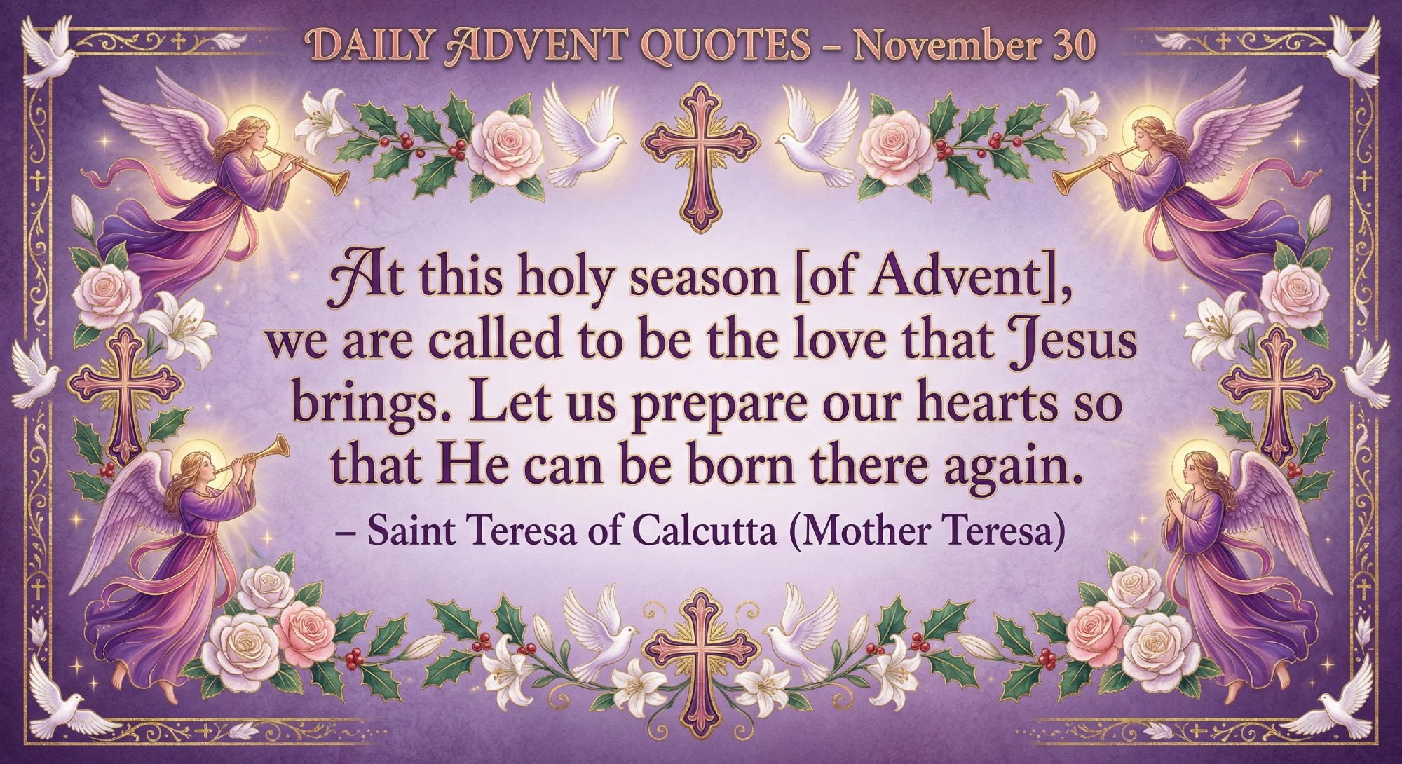 DAILY ADVENT QUOTES – November 30