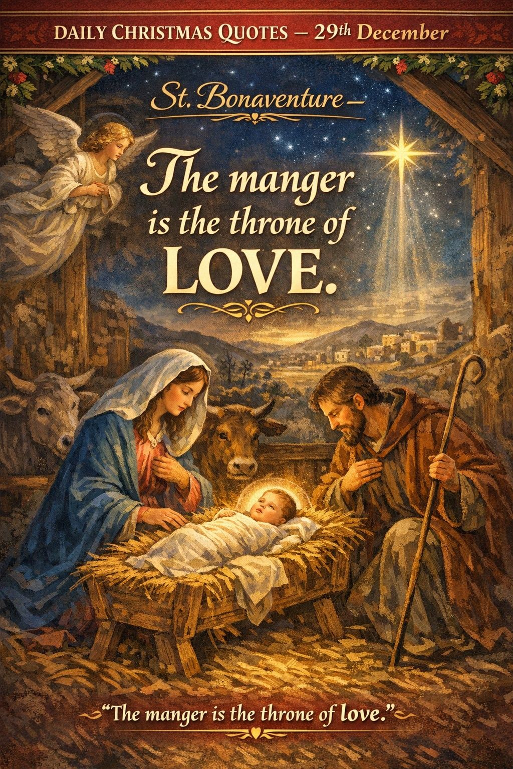 DAILY CHRISTMAS QUOTES – 29th December