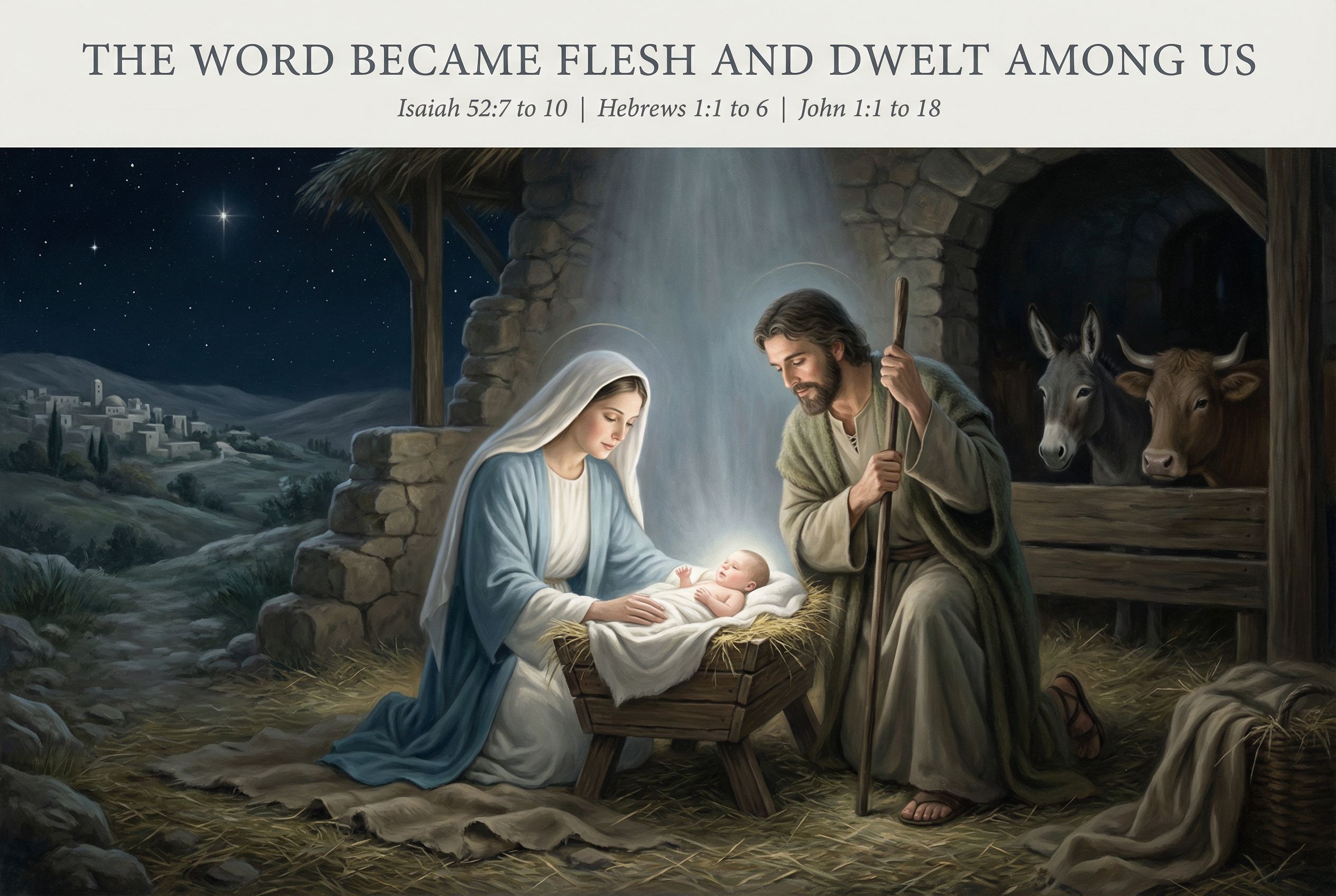 THE WORD BECAME FLESH AND DWELT AMONG US