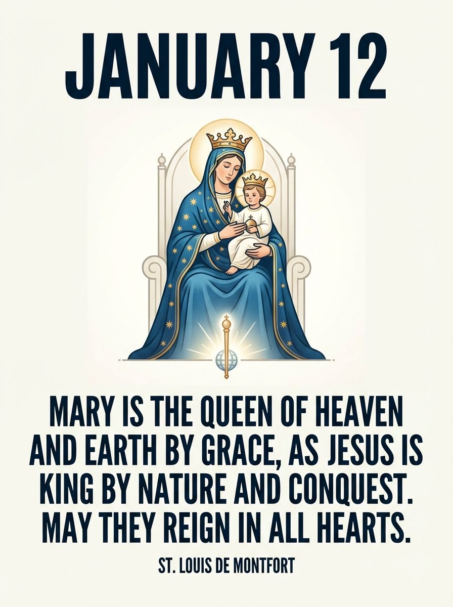 Daily Catholic Quote for 12th January