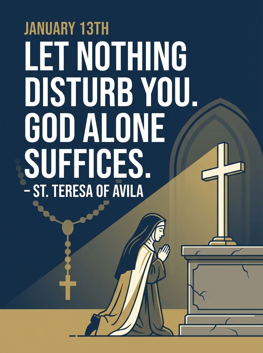 Daily Catholic Quote for 13th January