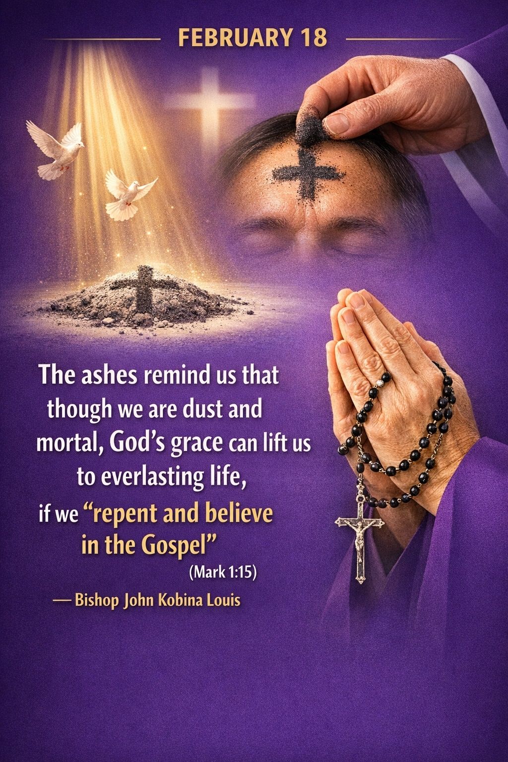 Lenten Quote for 18th February