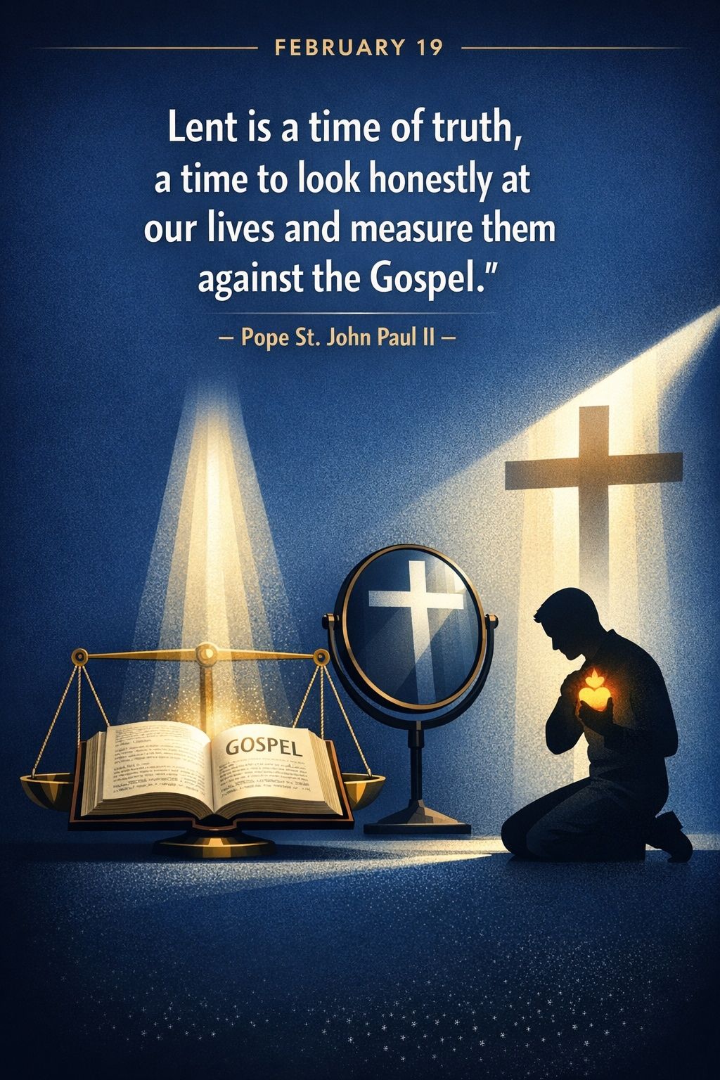 Lenten Quote for 19th February