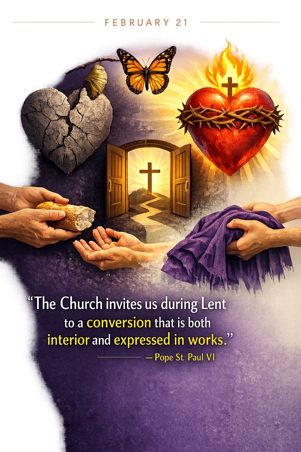 Lenten Quote for 21st February