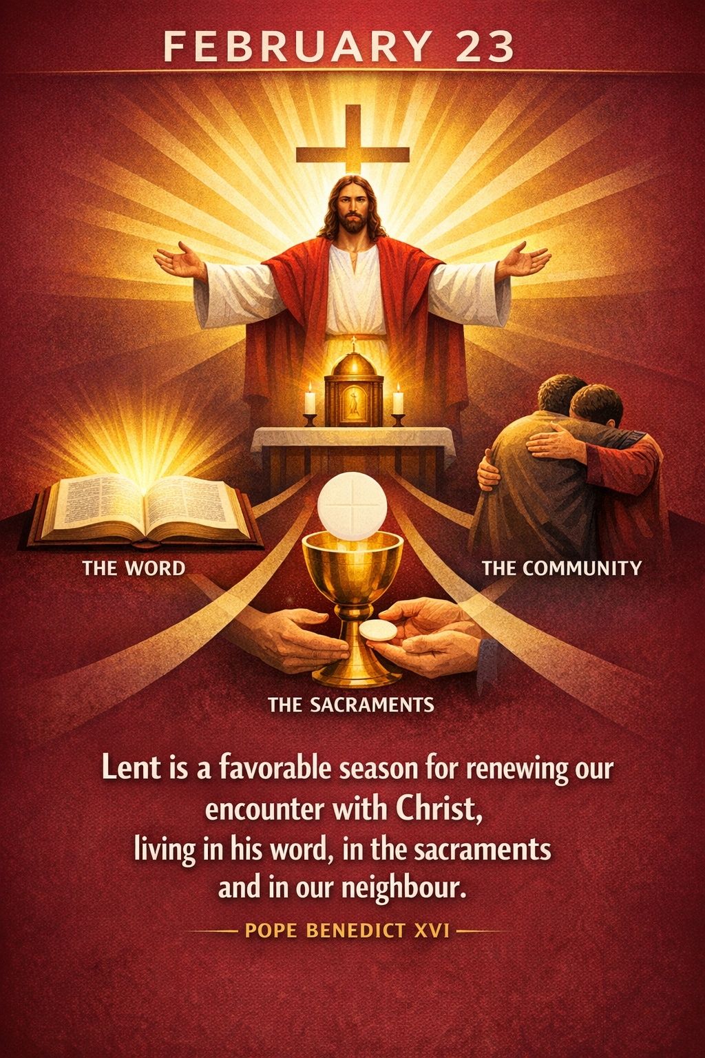 Lenten Quote for 23rd February