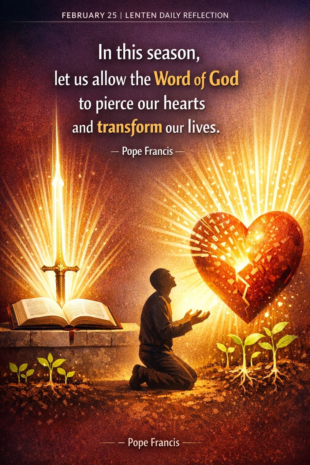 Lenten Quote for 25th February