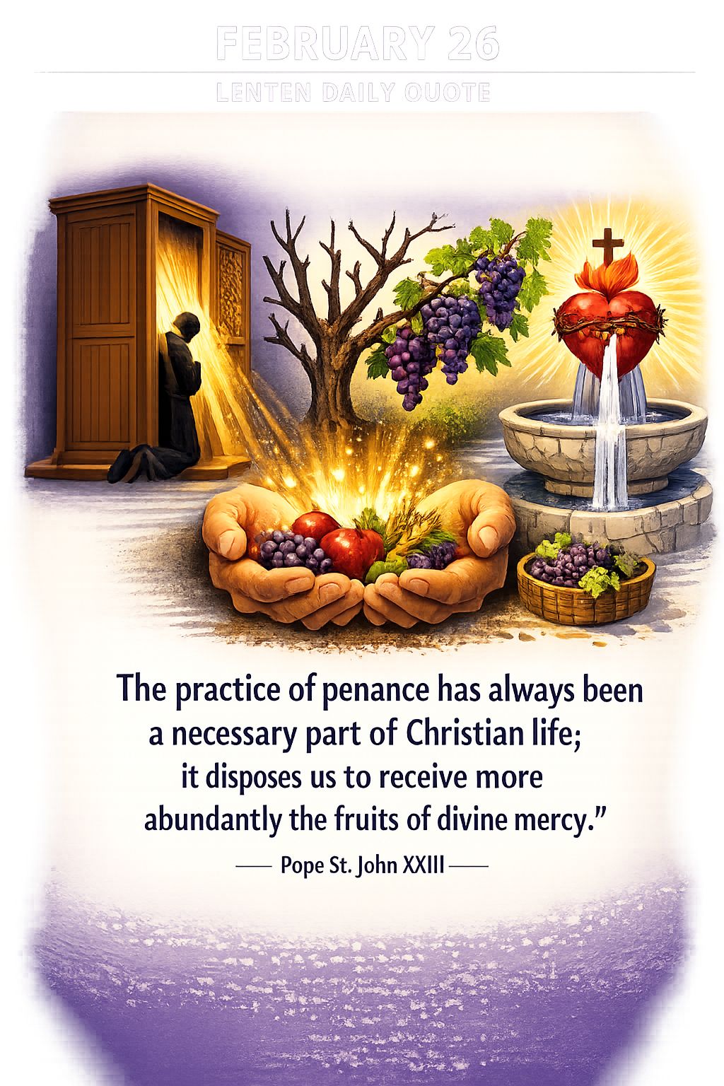 Lenten Quote for 26th February