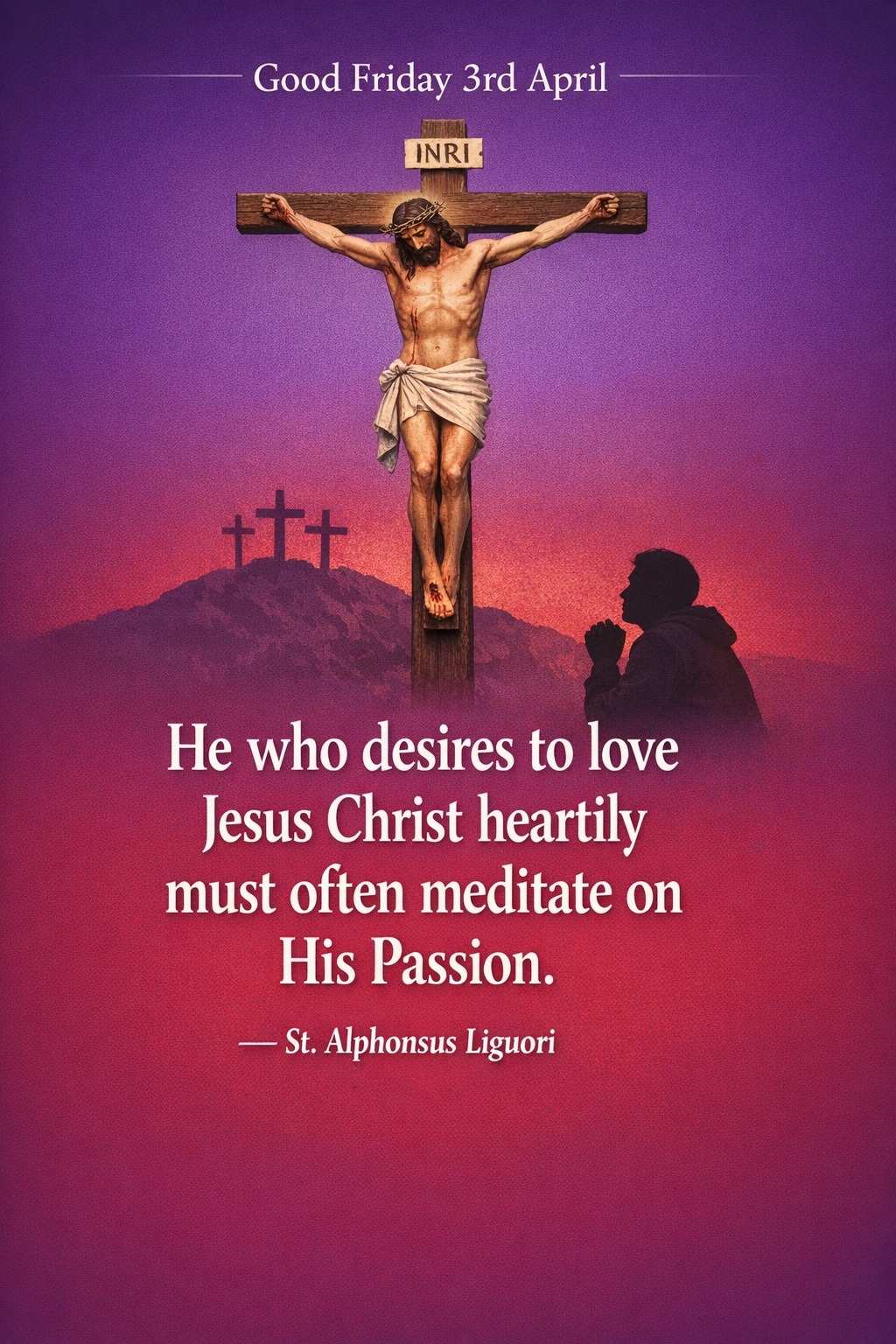 Quote for Good Friday 3rd April
