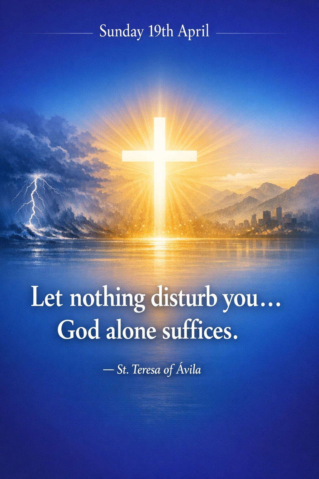 Quote for Sunday 19th April